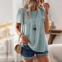 LYSSA™ –  Relaxed Fit Everyday Shirt - Grey Green