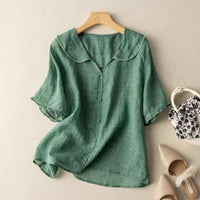ALEAIA™ - Elegant Blouse - Green