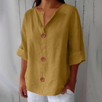 Julia™ | Loose-fitting Summer Blouse (Restocked) - Yellow