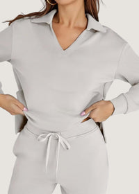 Freya | Women Lounge Set - Grey