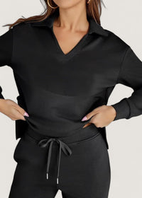 Freya | Women Lounge Set - Black