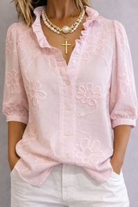 Oceane | Floral Blouse - Pink