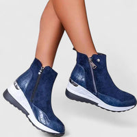 Maele | Women Orthopedic Boots - Blue