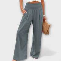 Thearya - Casual Wide Pants - Grey