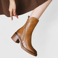 Gabby | Classic Women Comfort Boots - Brown