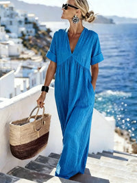 Viviana™ | Effortless Long Dress - Blue