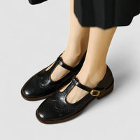 Olyssiah | Orthopedic Mary Jane Shoes - Black
