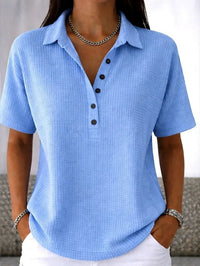 Emily | Blouse - Sky Blue