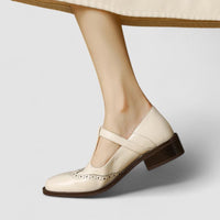 Olyssiah | Orthopedic Mary Jane Shoes - Beige