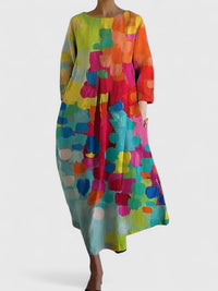 Margaritte | Stylish Midi Dress - Flower 3