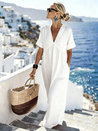 Viviana™ | Effortless Long Dress - White