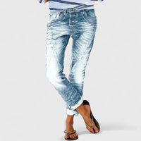 Erin | Comfortable Women Pants - Light Blue