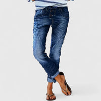 Erin | Comfortable Women Pants - Dark Blue