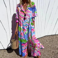Melissa™ | Chic Boho Women Maxi Dress - Pink