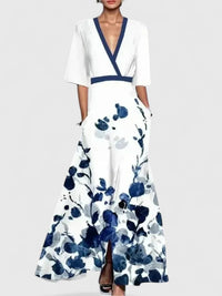 Aimee | Elegant Womens Maxi Dress - White