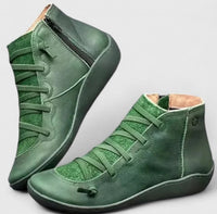 Andra | Orthopedic Women Boots - Green