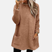 Dorry | Mid-length Sweater - Brown
