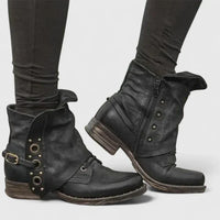 Mayzheen | Women Orthopedic Boots - Black