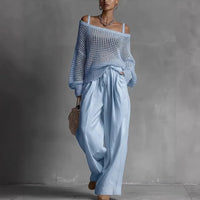 Claribel™ Elegant Two-Piece Set - Light  Blue