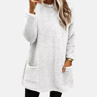 Dorry | Mid-length Sweater - White