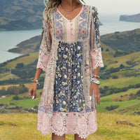 Naya | Boho Luxe Dress - Pink