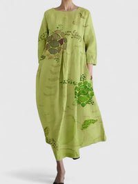 Margaritte | Stylish Midi Dress - Flower 5
