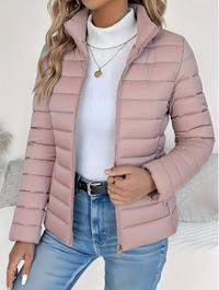 Solis | Lightweight Quilted Spring Jacket - Pink
