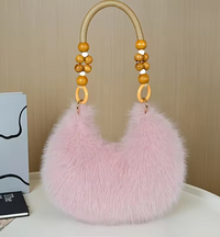 Maine | Womens Faux Handbag - Pink