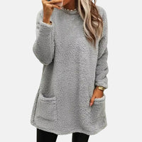 Dorry | Mid-length Sweater - Light Grey