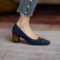 Cecilia™ | Orthopedic heels - Dark Blue