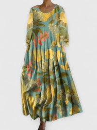 Margaritte | Stylish Midi Dress - Flower 4