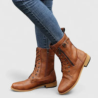 Karyssah | Women Orthopedic Boots - Light Brown