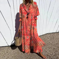 Rimmey | Beachcomber Boho Dress - Red