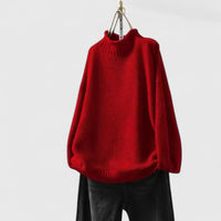Suzi | Sophisticated Sweater - Bright Red