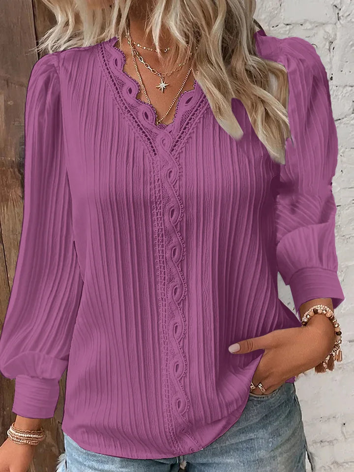 AMÉLIE™ | Elegant V-Neck TOP (Restocked)