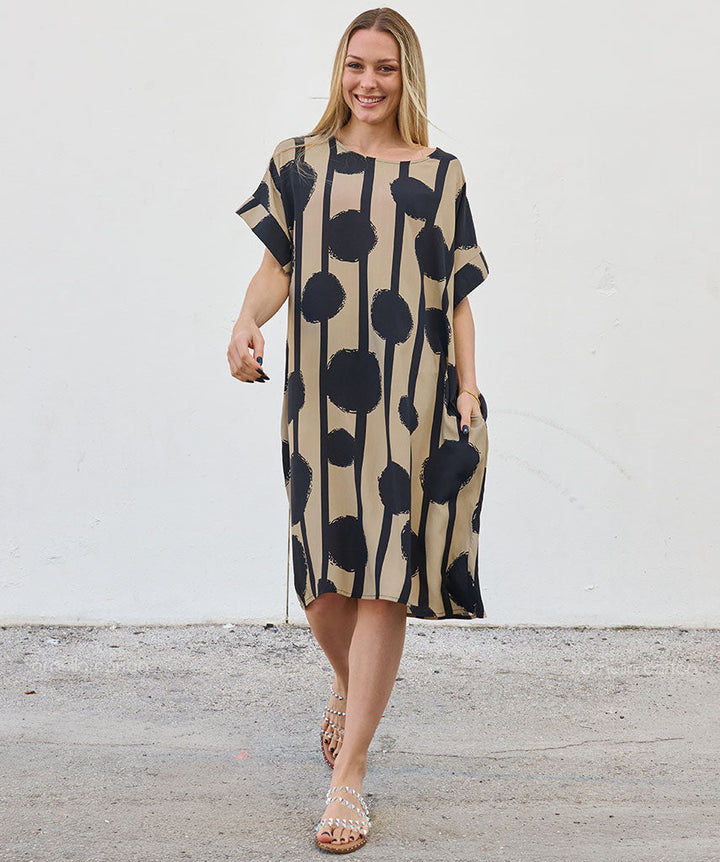 Casual, Short Pocket Dress – Velora