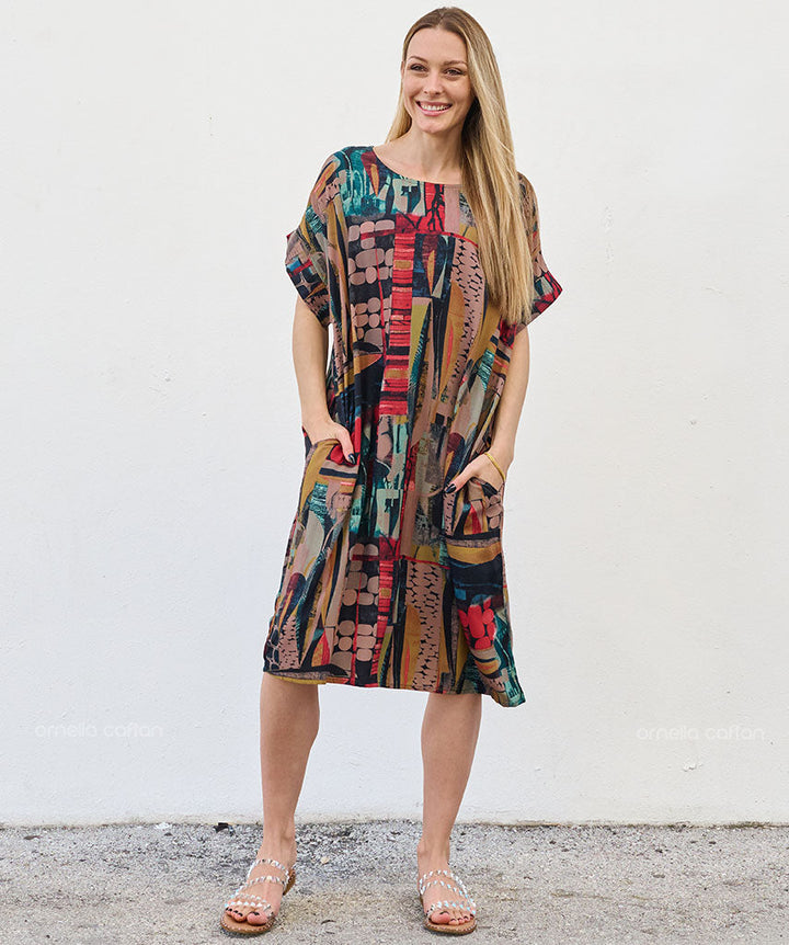 Casual, Short Pocket Dress – Velora