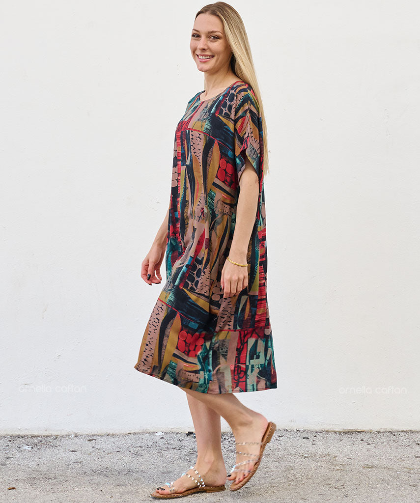 Casual, Short Pocket Dress – Velora