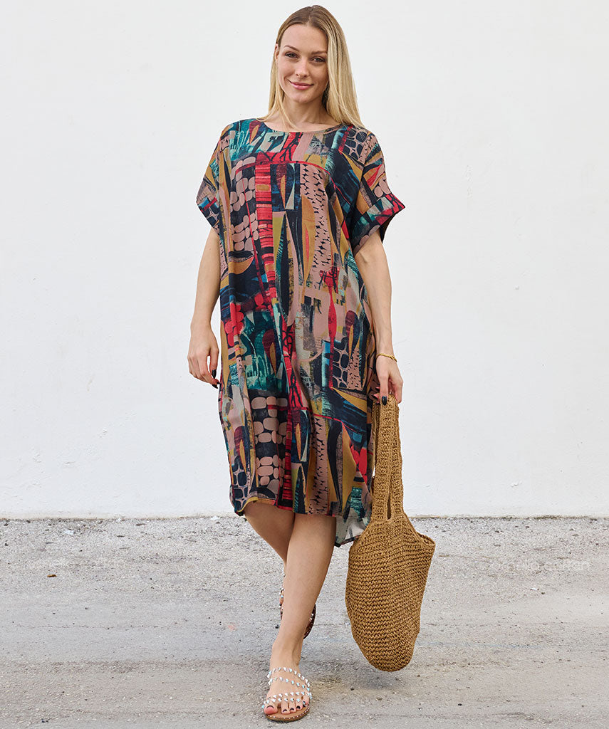 Casual, Short Pocket Dress – Velora