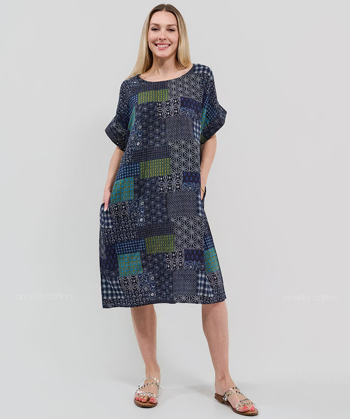 Casual, Short Pocket Dress – Velora