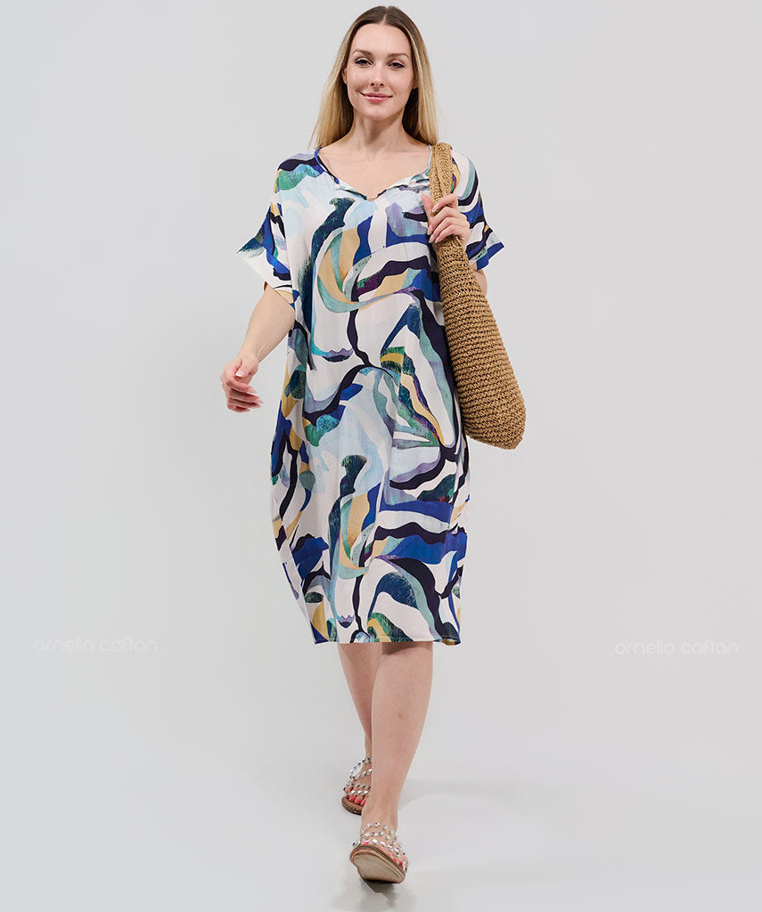 Casual, Short Pocket Dress – Velora