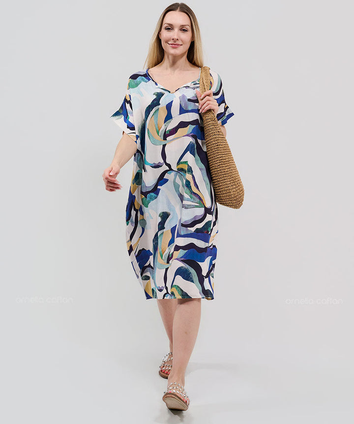 Casual, Short Pocket Dress – Velora
