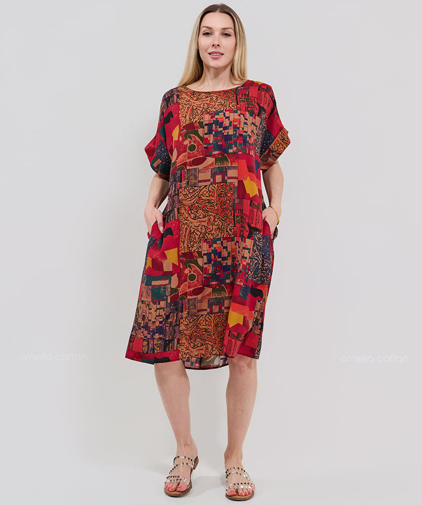Casual, Short Pocket Dress – Velora