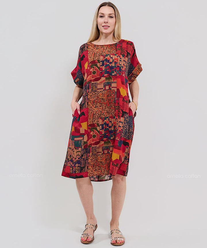 Casual, Short Pocket Dress – Velora