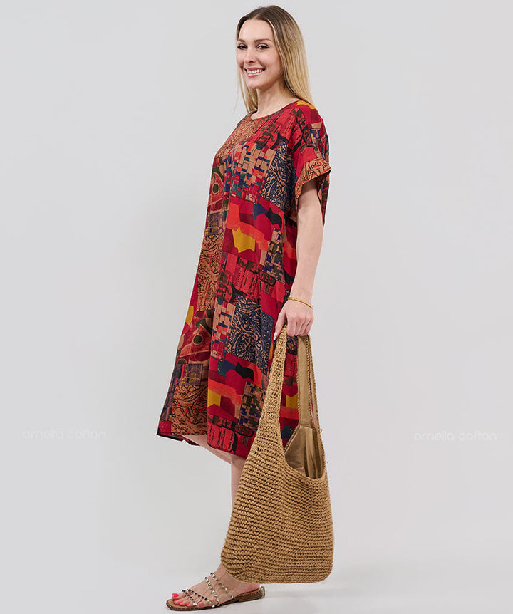 Casual, Short Pocket Dress – Velora