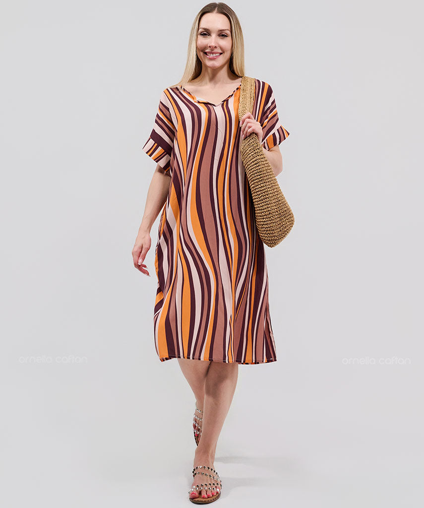 Casual, Short Pocket Dress – Velora