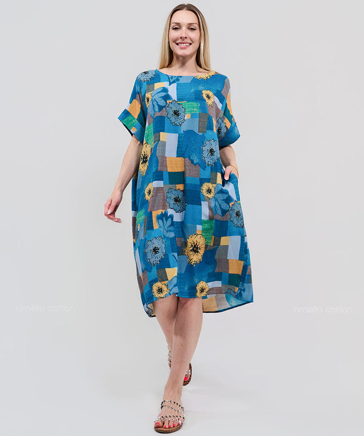 Casual, Short Pocket Dress – Velora