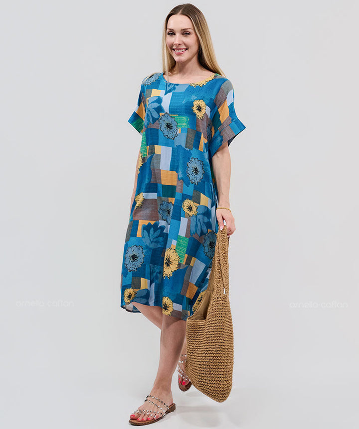 Casual, Short Pocket Dress – Velora