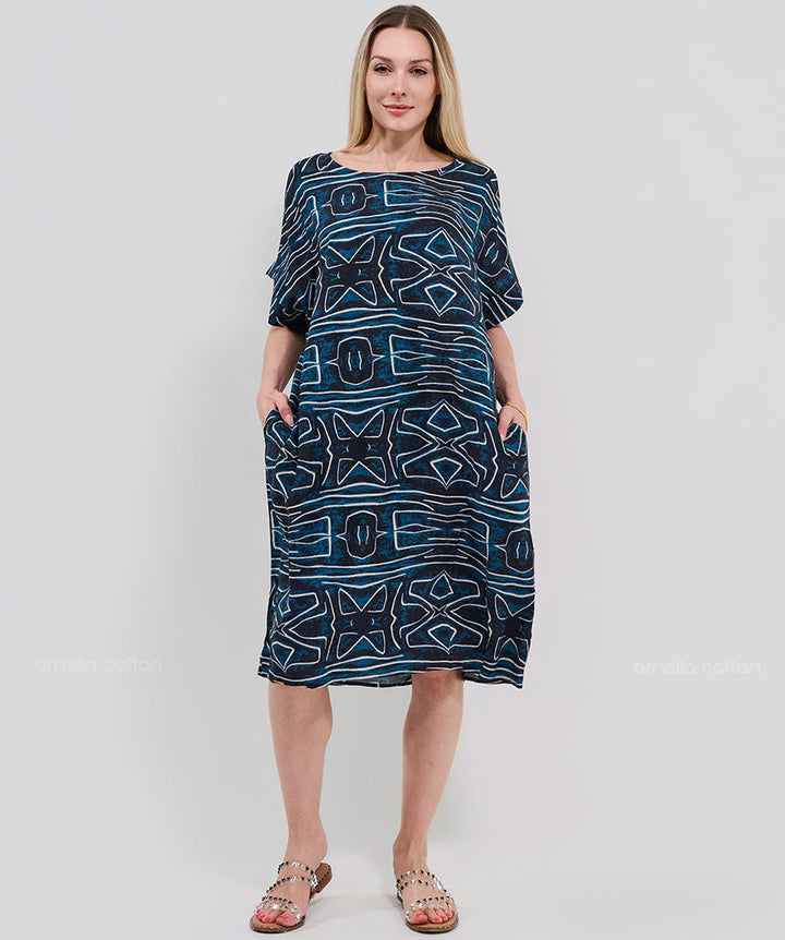 Casual, Short Pocket Dress – Velora