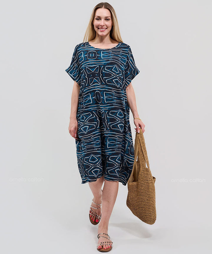 Casual, Short Pocket Dress – Velora